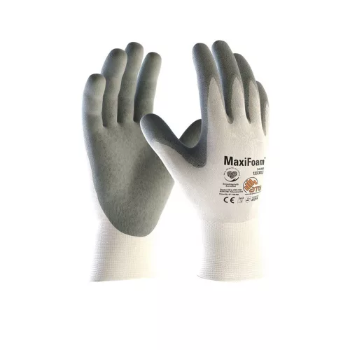 ATG Maxifoam Nitril Mártott kesztyű - 34-800 fehér 07/S