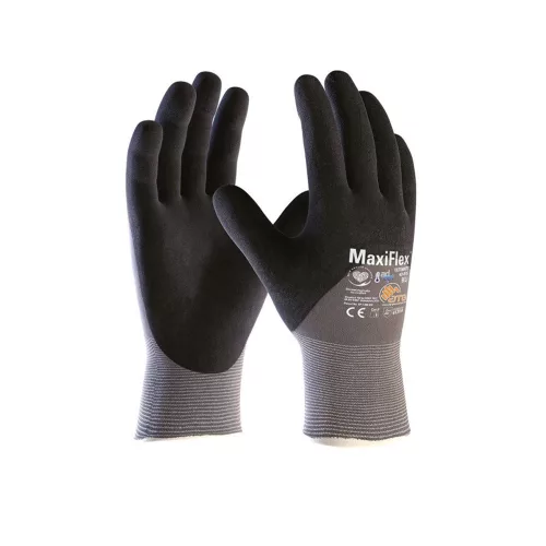ATG Maxiflex Ultimate Mártott AD-APT kesztyű - 42-875 fekete 08/M