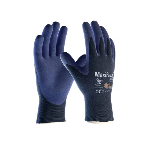ATG MaxiFlex Elite bliszteres védőkesztyű - 34-274 kék 09/L