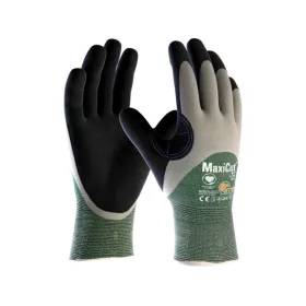   ATG Maxicut Oil 3/4-ig mártott kesztyű - 34-305 fekete/szürke/zöld 09/L