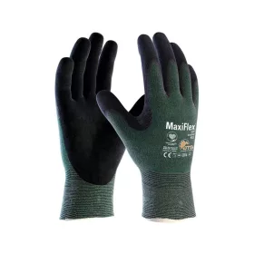   ATG MaxiFlex Cut mártott kesztyű - 34-8743 fekete/zöld 06/XS