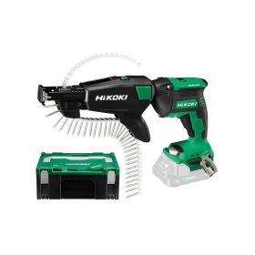   Hikoki akkus gipszkarton csavarozó W18DA-W3Z alapgép + adapter HITBOX kofferben
