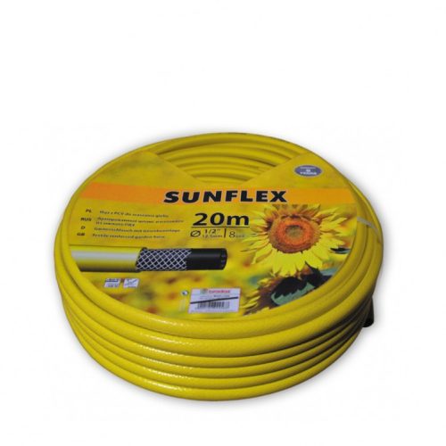 Bradas Sunflex 3 rétegu locsolótömlo sárga 20m, 1/2"